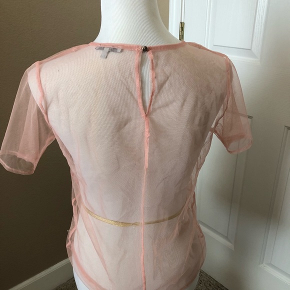 Pink sheer top - Picture 2 of 3